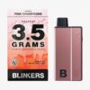 pink champagne blinker